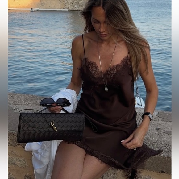 ZARA ASYMMETRIC LACE DRESS ZW COLLECTION - Picture 5 of 12